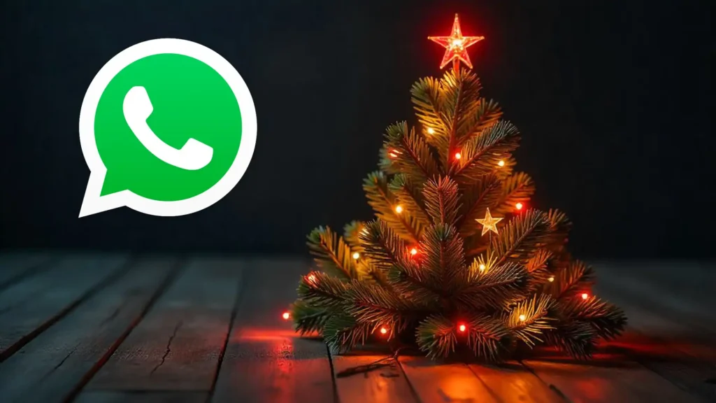 Celebra la Navidad con el Efecto Confeti en WhatsApp