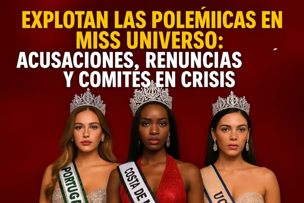 Crisis en Miss Universo: Demandas y Controversias que Sacuden la Organización