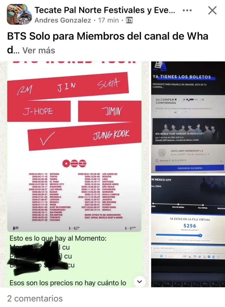 El Mercado Negro de Boletos: La Realidad Detrás de la Preventa de BTS en México