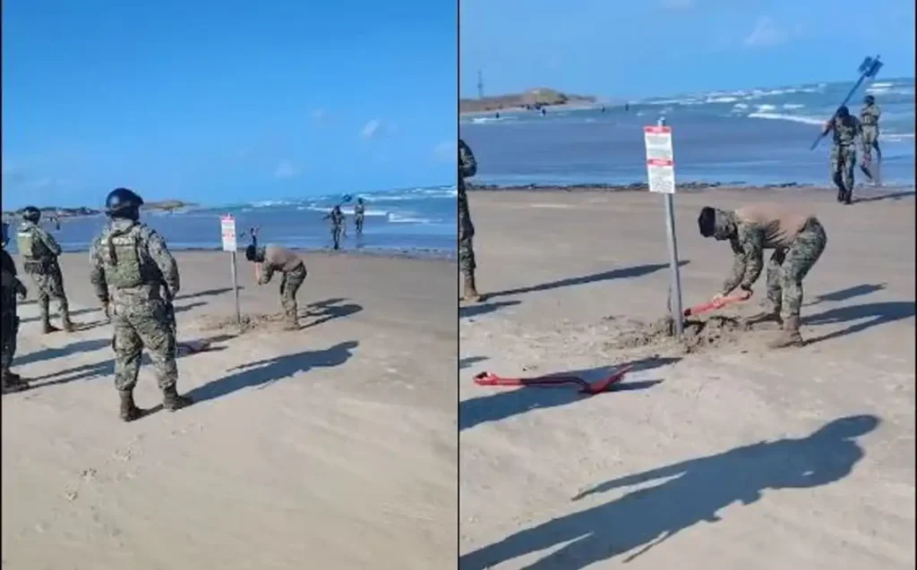 Incidente en Playa Bagdad: Letreros Retirados y Delimitación Territorial en Debate
