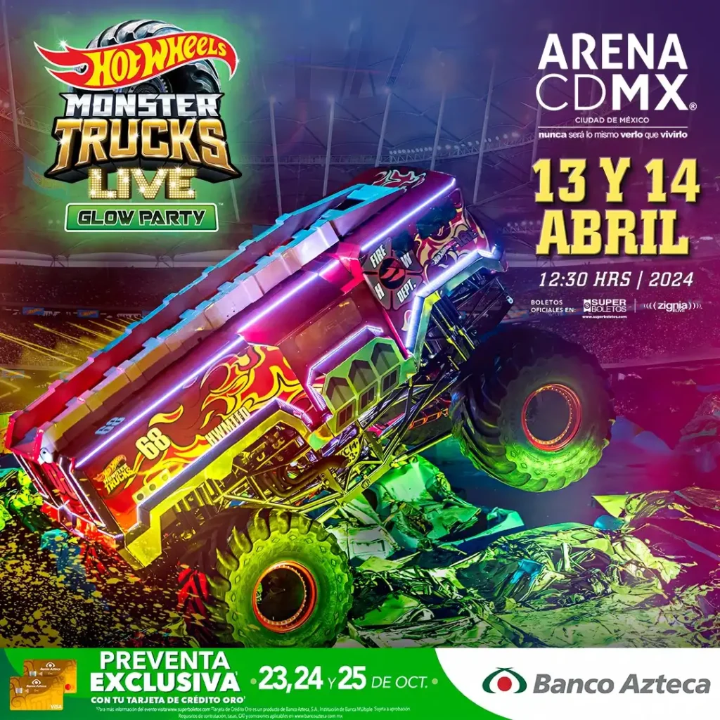 La Experiencia Única de Hot Wheels Monster Trucks Live en la Ciudad de México