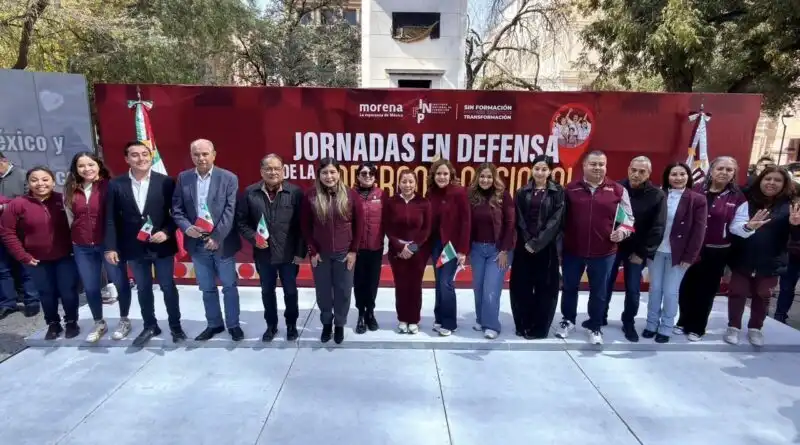 Movilización de Morena Tamaulipas en Defensa de la Soberanía Nacional