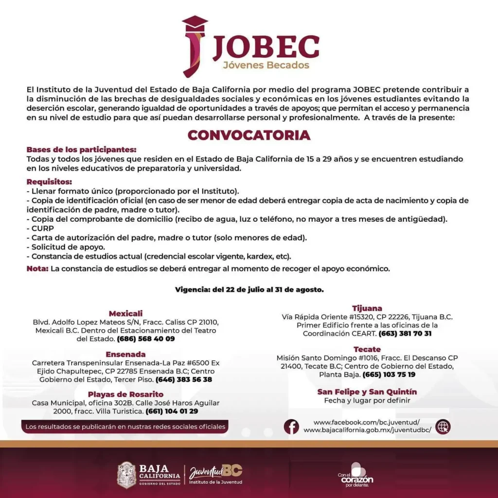 Oportunidades de Apoyo Económico para Estudiantes en Baja California