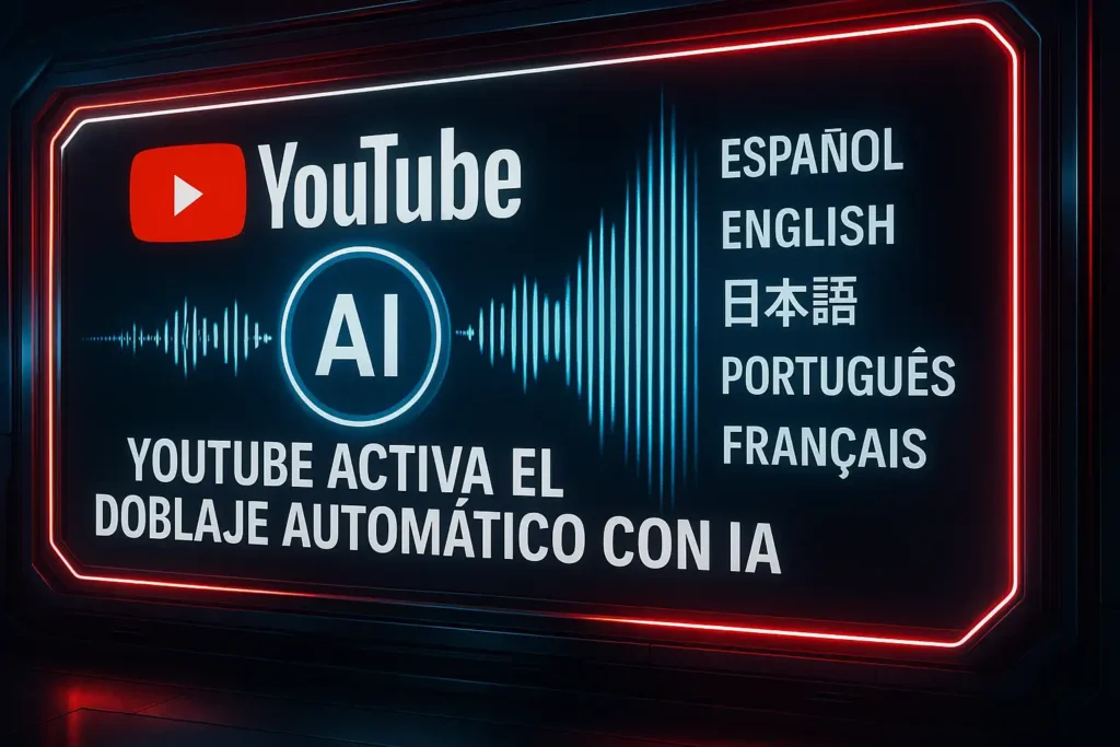 YouTube Transforma el Doblaje Automático: Conectando Culturas a Través del Idioma